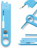 4 in 1 Needle Threader, Sewing Threader Tool with Seam Ripper