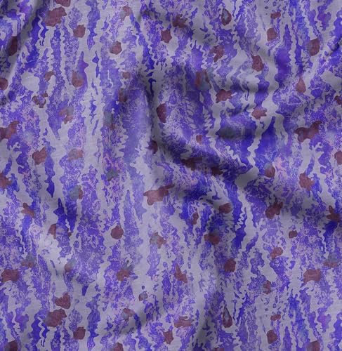 Soimoi Heavyweight Cotton Canvas Fabric Material - 56 Inch Wide, Blue