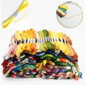 Rainbow Color Embroidery Floss with Cotton for Cross Stitch Threads