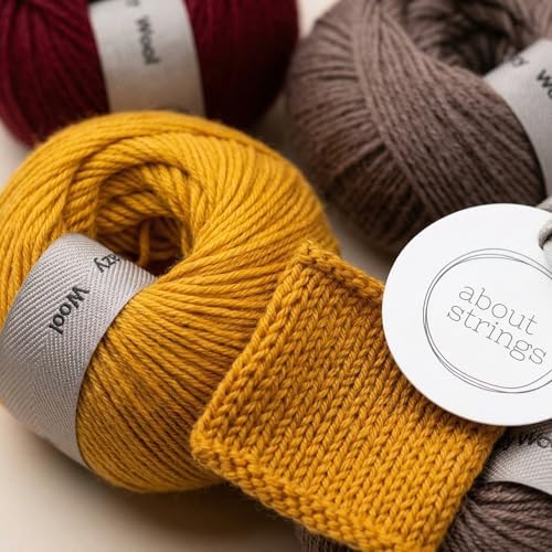 55% Extra Fine Merino Wool 45% Cotton #3 Light DK Yarn Box Set Bundle