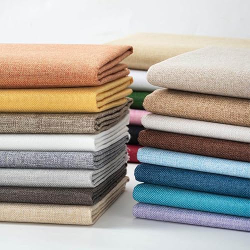 100% Natural Coarse Linen Fabric, 59 Inch Wide by The Yard, Thickened