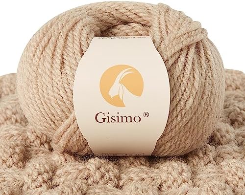 100% Merino Wool Yarn 3-Ply Luxurious and Soft Yarn for Hand Knitting
