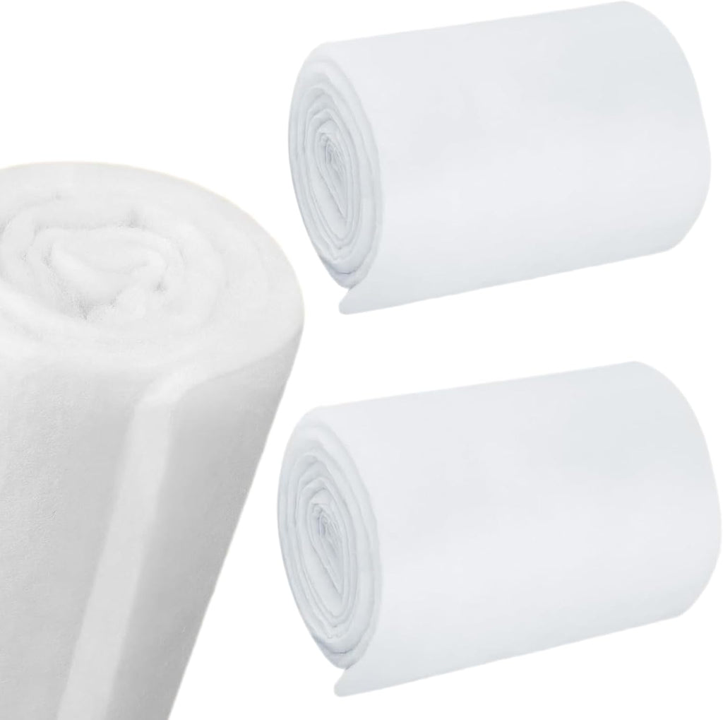 Peryiter 2 Roll Quilt Batting 36 Inch X 2 Yard X 1 Inch Polyester