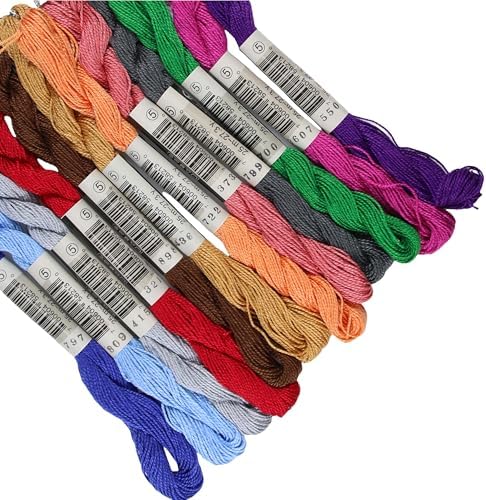 KCS 328 Yards(300 Meters) Mercerized Pearl Cotton Crochet Needlepoint
