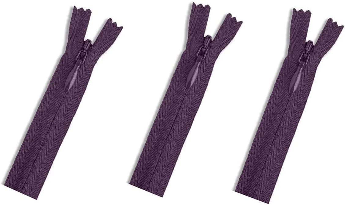 Invisible (Conceal) YKK Zippers - Perfect for Clothes, Crafts & Sewing