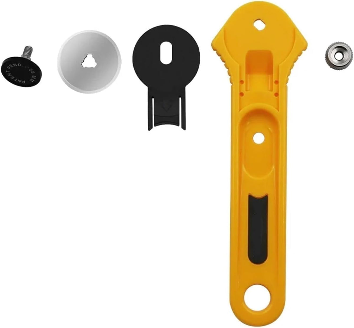 28mm and 45mm Rotary Cutter with Scale, Round Roller Wheel Knife for