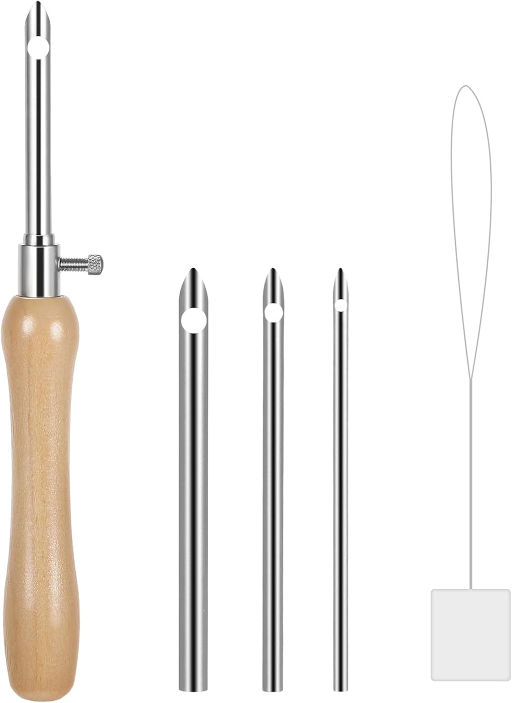 Oruola 5pcs Punch Needles, Lavor Punch Needle Set for Beginner DIY