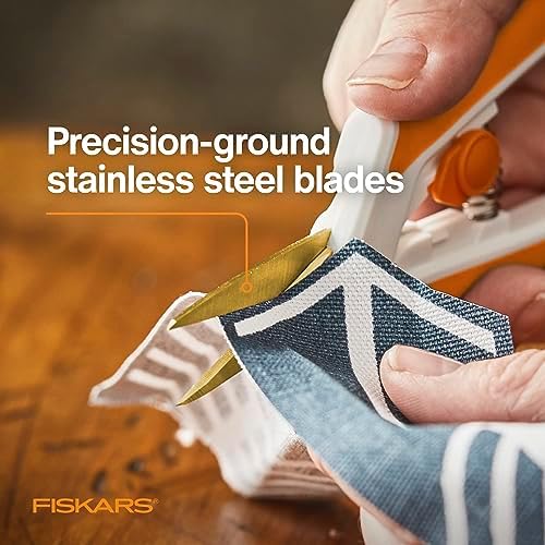 Fiskars Premier No. 5 Micro-Tip Easy Action Titanium Scissors