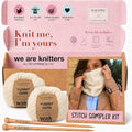We Are Knitters Stitch Sampler Knitting Kit | Beginner-Friendly Knitting Starter Kit with Yummy Yarn | Learn Essential Stitches & Make Your - Field & Needlecraft