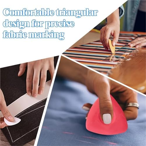 Tailors Sewing Chalk, 10 pcs Sewing Chalk Washable Fabric Marker for