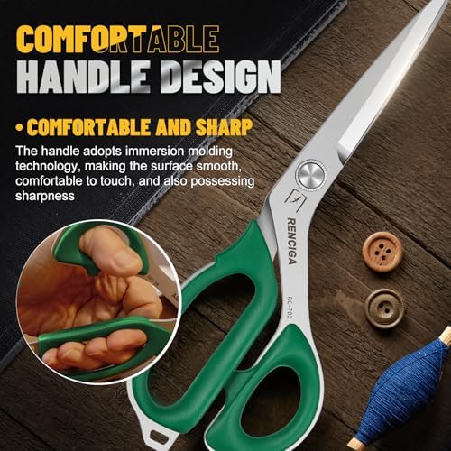 Fabric Scissors Tailor Sewing Shears Heady Duty Multi-Purpose Integral