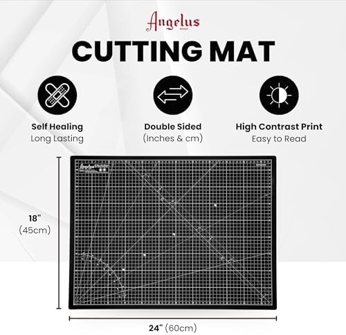 Angelus Self-Healing Cutting Mat, Double Sided, Non-Slip, Durable