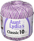 Aunt Lydia's Crochet Thread - Variegated - Size 10 - (2-Pack) Shaded