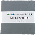 Bella Solids Steel Charm Pack 42 Squares 5" Moda Fabrics 9900PP 184 by
