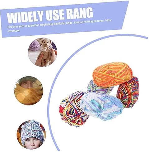 Xmas 10 Rolls Cotton Crochet Yarn for Scarves and Toys