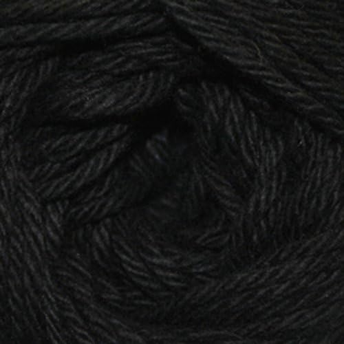 Lily Sugar 'N Cream Yarn, 2.5 Ounce, Black by Spinrite