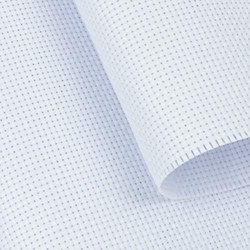 Similane 6pcs Aida Cloth 14 Count Cross Stitch Fabric,White,12 by