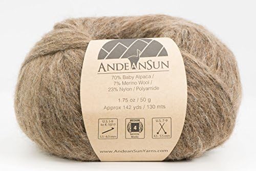 (Set of 3) Baby Alpaca Merino Wool Yarn [426 Yards Total] Heather