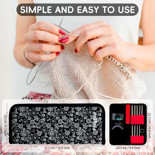 Froggod 5-Inch(12.8cm) Lace Interchangeable Circular Knitting Needles
