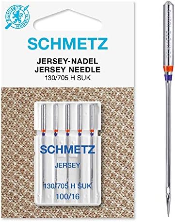 25 Schmetz Jersey Ball Point Sewing Machine Needles 130/705 H SUK Size