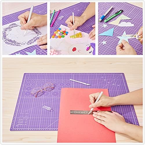 HEADLEY TOOLS 18"x24" Thickened Self Healing Cutting Mat, A2 Rotary