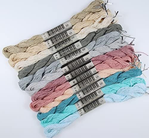 KCS 328 Yards(300 Meters) Mercerized Pearl Cotton Crochet Needlepoint
