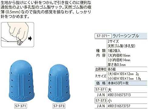 Clover Rubber Thimble Small