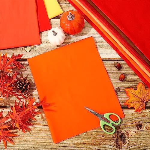 Whaline 12 Pcs Fall Cotton Fat Quarter Bundle, 18 x 22 Inch