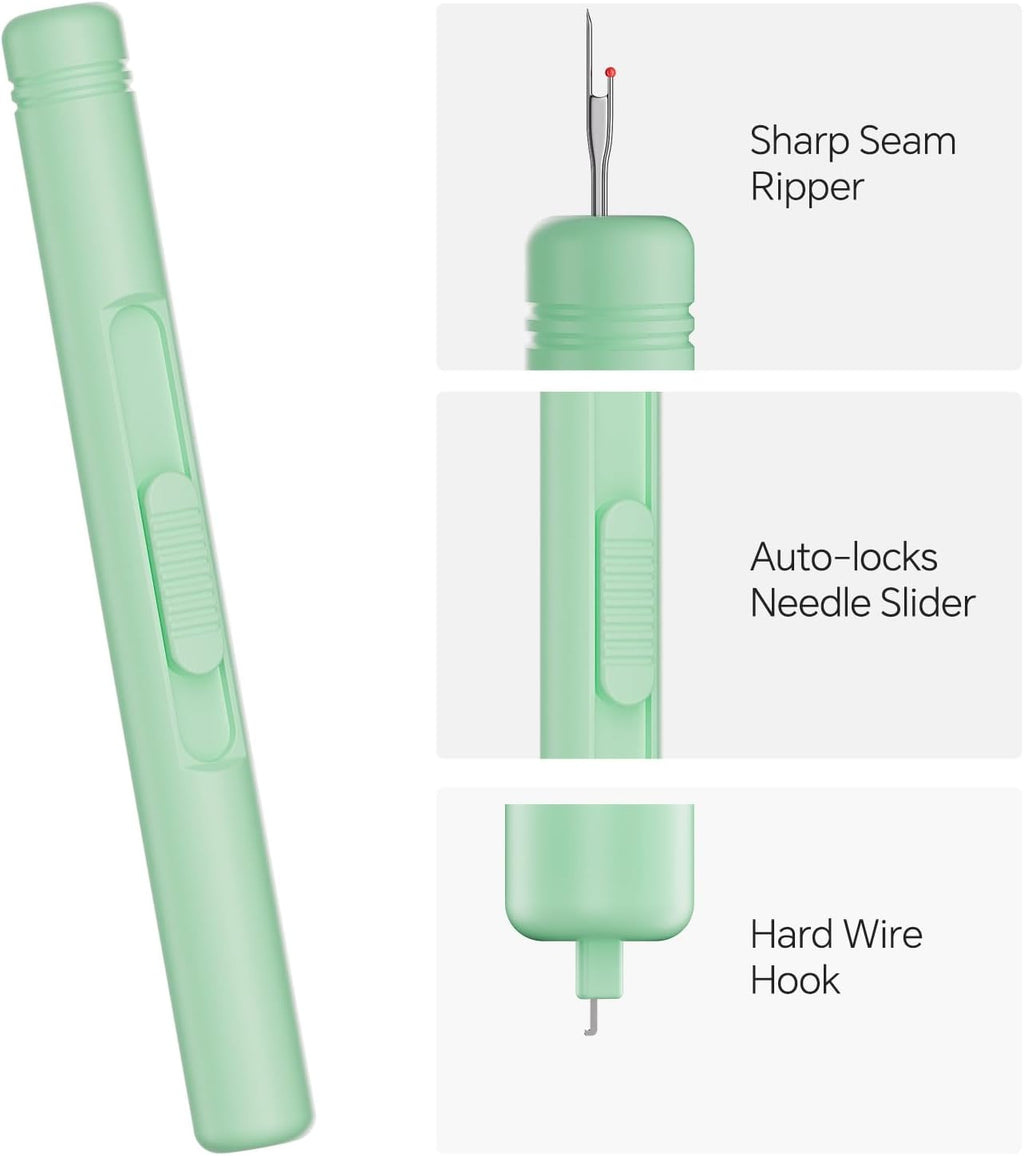 2 in 1 Automatic Needle Threaders Seam Ripper Sewing Tools Family Life