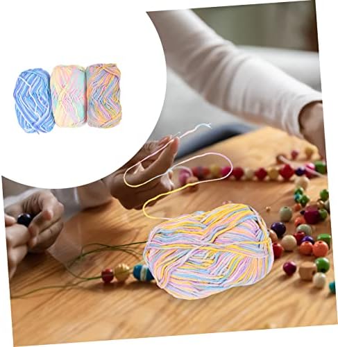 Lurrose 6pcs Cotton Crochet Yarn for Knitting and Crafts