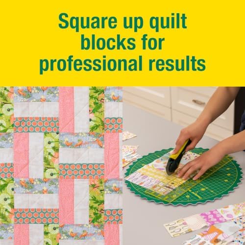 Omnigrid 360 Rotating Self-Healing Cutting Mat, 14 Inch