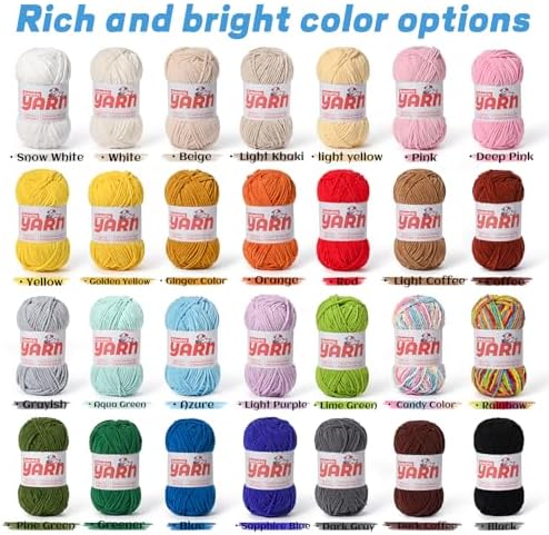 Plush Chunky Chenille Yarn for Crocheting, Soft Fluffy Velvet Yarn for