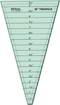 Printtoo 30 Degree Triangle Quilt Ruler for Wedge Piecing and