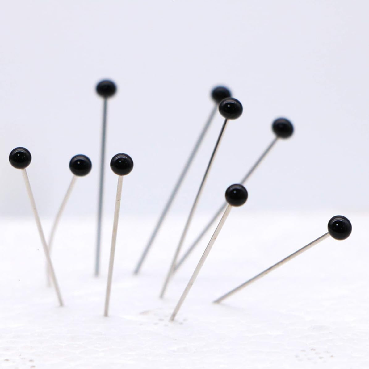 500pcs Glass Head Straight Pins, Quilting and Costume Making