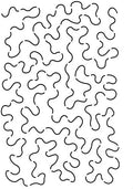 Stipple Design Quilting Stencil