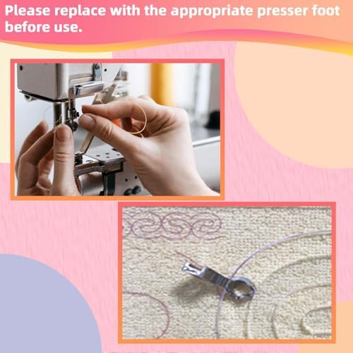 3Pcs Free Motion Quilting Templates with Non-Slip Grips, Quilting