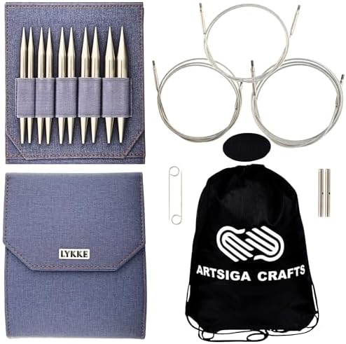 Lykke Flight Lace 5-Inch Interchangeable Circular Knitting Needle Set