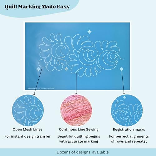 Full Line Stencil - Interlocking EL Dorado - Edge to Edge Stencil