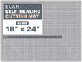 Elan Self Healing Cutting Mat 18x24 Inch, Gray Craft Board A2