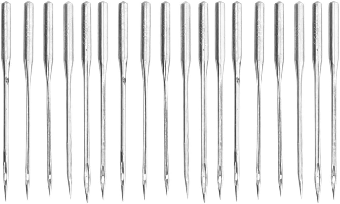 60 Pcs Sewing Machine Needles 18 Alloy Assorted Sizes 9 11 12 14 16