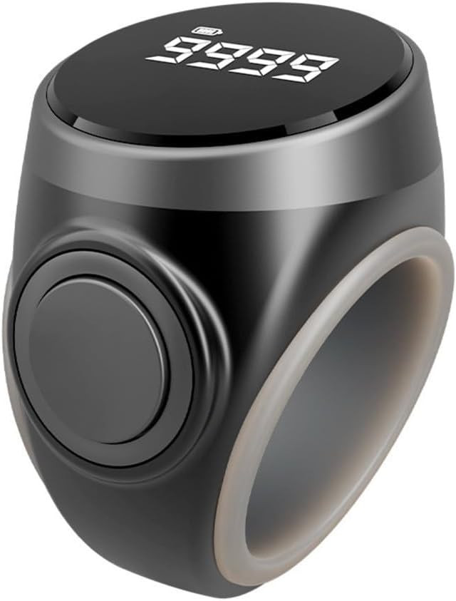 Digital Ring Counter with LCD Display, Type-C Rechargeable Electronic
