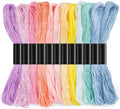Embroidery Floss, 12 Colors Cotton Friendship Bracelet String