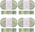 Coopay Gradient Cake Yarn, 78% Cotton Ombre Yarn for Crochet/Knitting