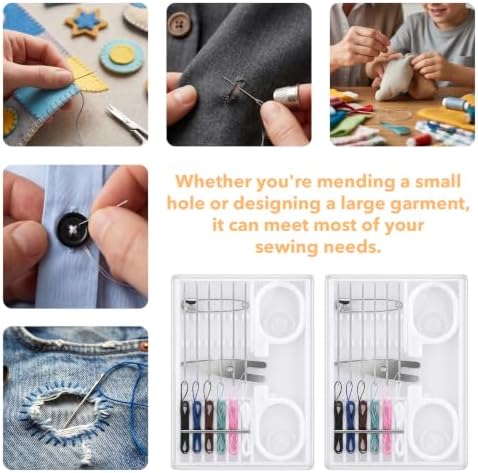 KongTiva 30 Pcs Mini Sewing Kits, Portable Bulk Sewing Kits