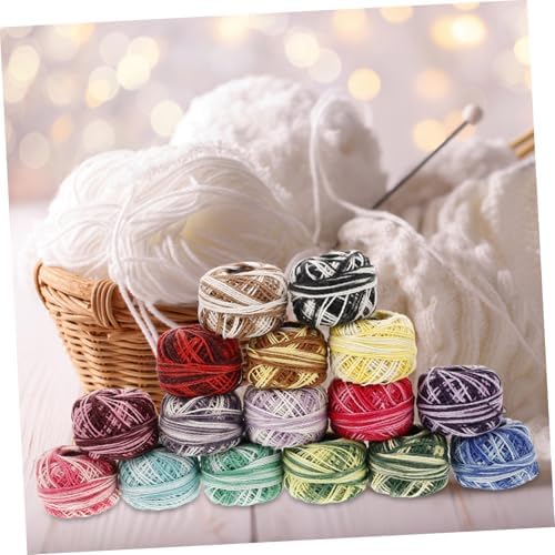 Beavorty Embroidery Thread Set 16 Colors Cotton Floss for Cross Stitch