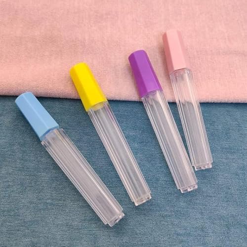 4 Pcs Clear Plastic Embroidery Felting Sewing Container Pin Needle