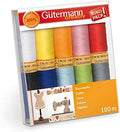 Gutermann 734521-2 Thread Set Natural Cotton 50 100m x 10 reels, Col 1