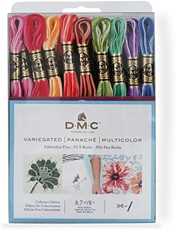 DMC Embroidery Floss Pack - Variegated - 8.7 Yards - 36 skeins