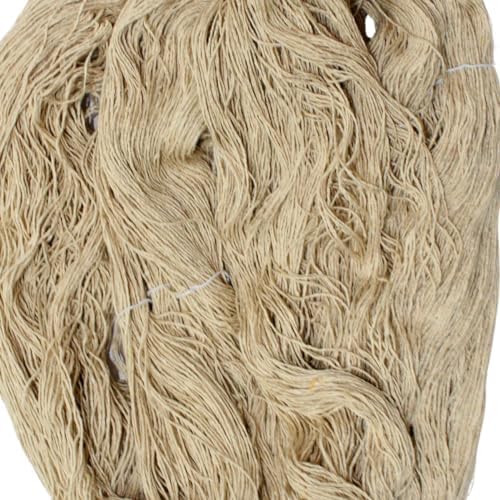 Knitsilk Tussah Carded Spun Silk Yarn 4 ply (4/30 Nm,100 Gm), Wild