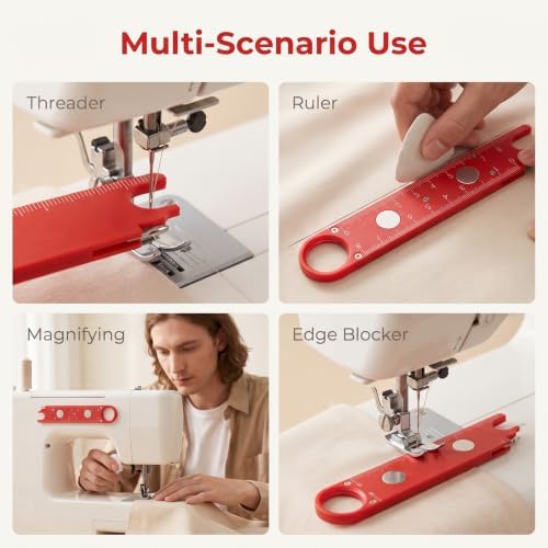Heclia 3Pcs Quick Needle Threader for Sewing Machine 4in1 Quick Sewing